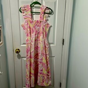 Hill House-The Nap Dress-multicolor-size XL